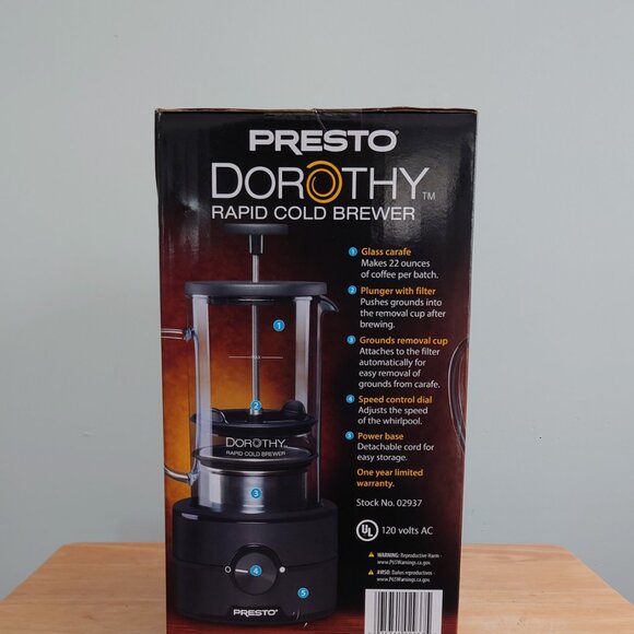 Presto Dorothy Rapid Cold Brewer (works with Tea!) - Picture 3 of 10